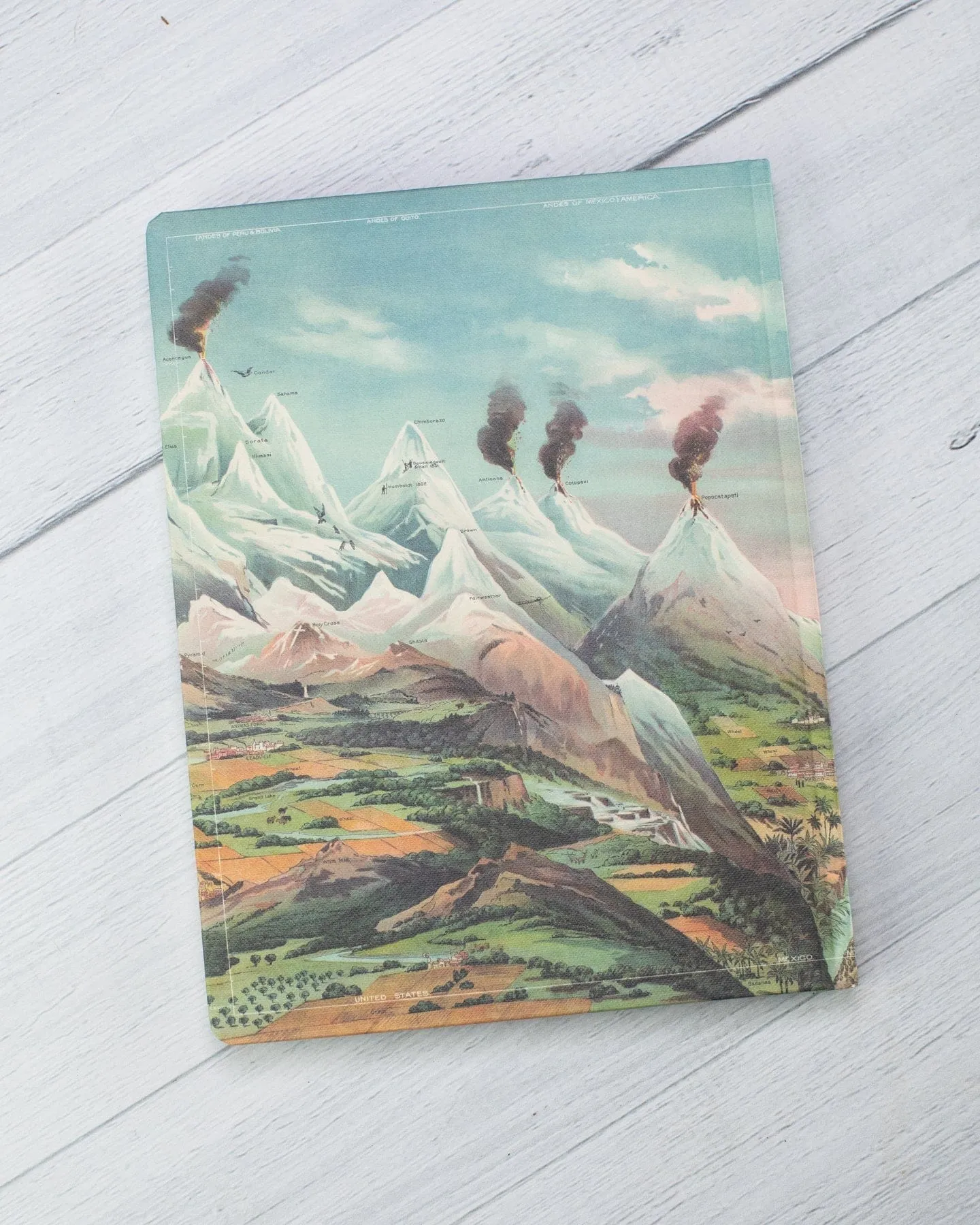 Ascending Regions Hardcover Notebook - Lined/Grid