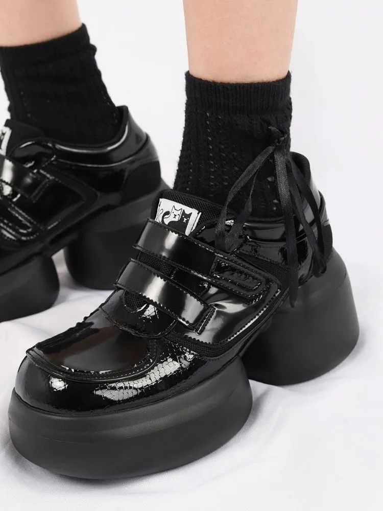 Autumn platform loafer shoes【s0000004483】
