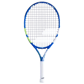 Babolat Drive Junior 23 Blue Green White 215gm Strung With Cover Tennis Racket