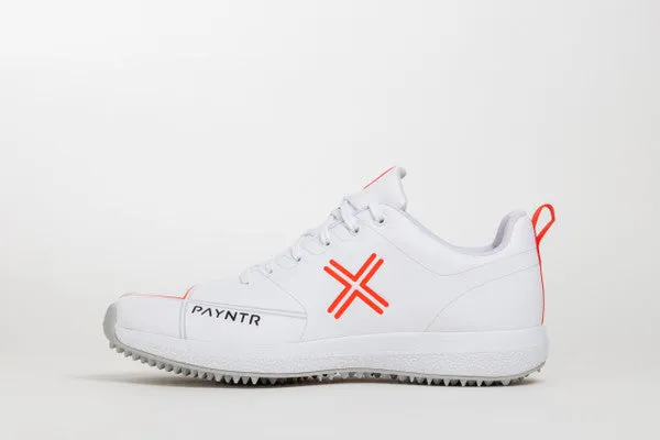 Payntr X Batting Pimple (White) Cricket Shoes