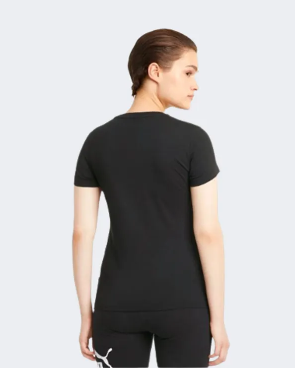 Puma Essentials Logo Women Lifestyle T-Shirt Black