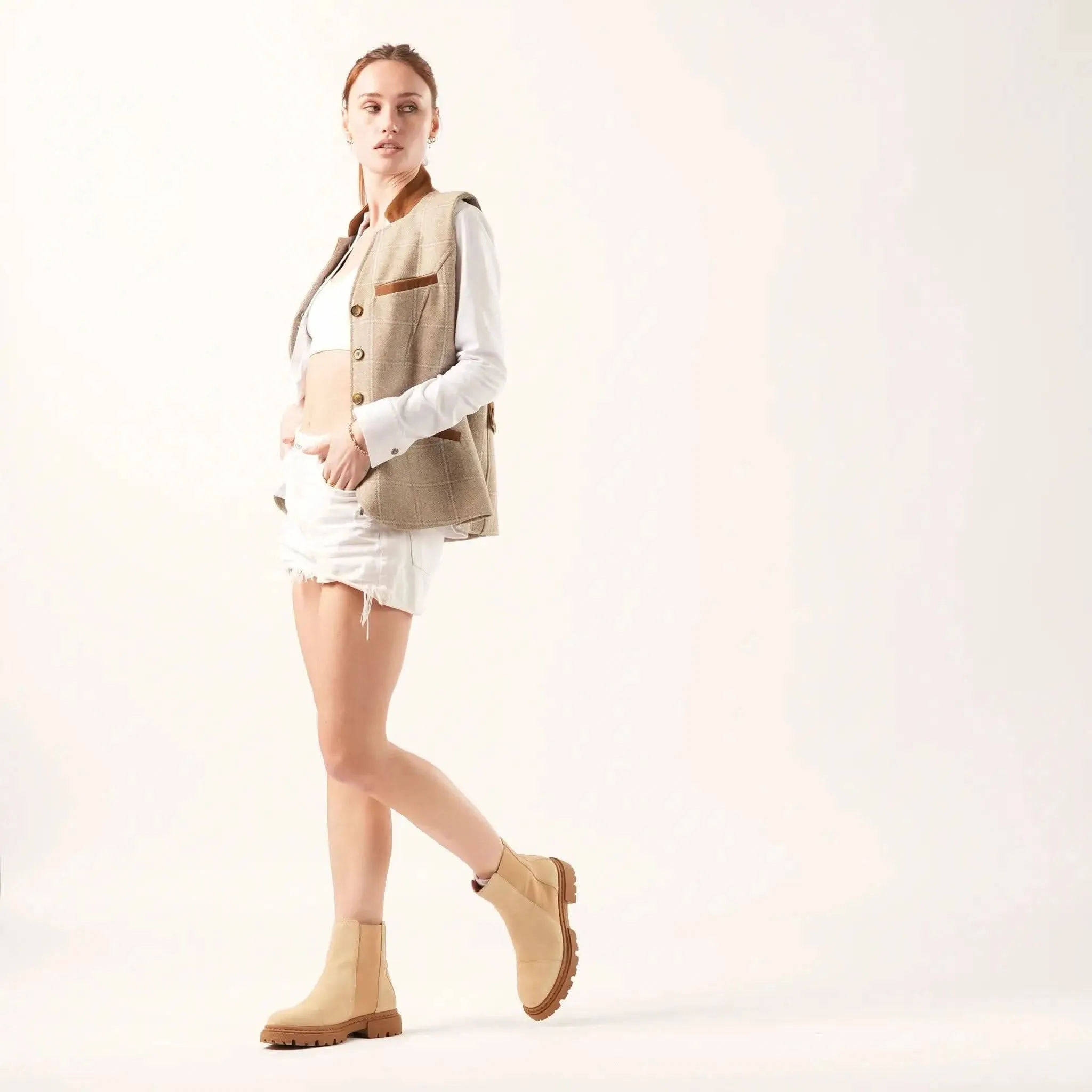 Rio Latte Chunky Boots
