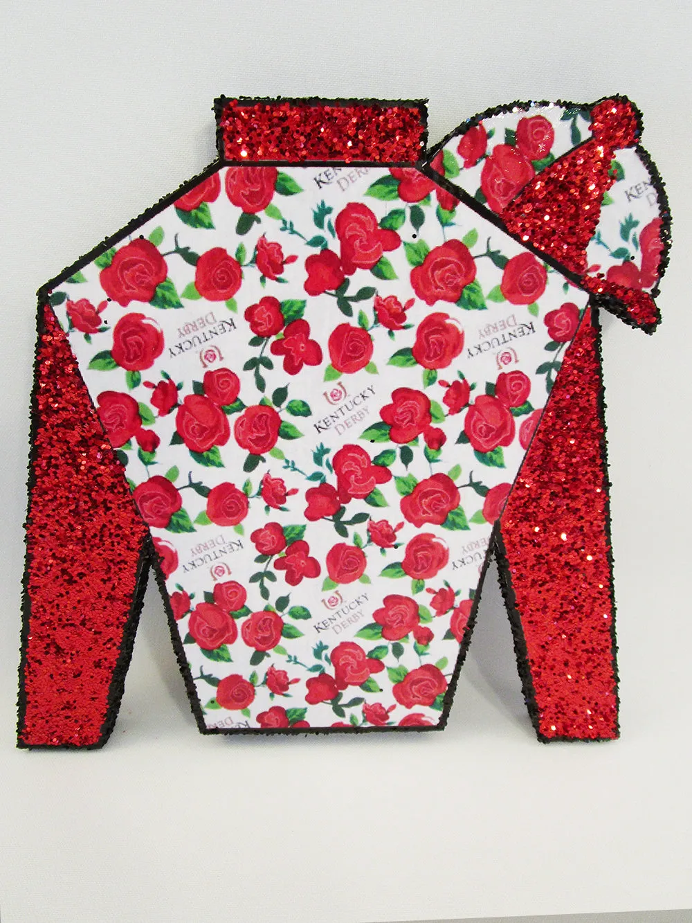 Styrofoam Jockey Silk Cutout