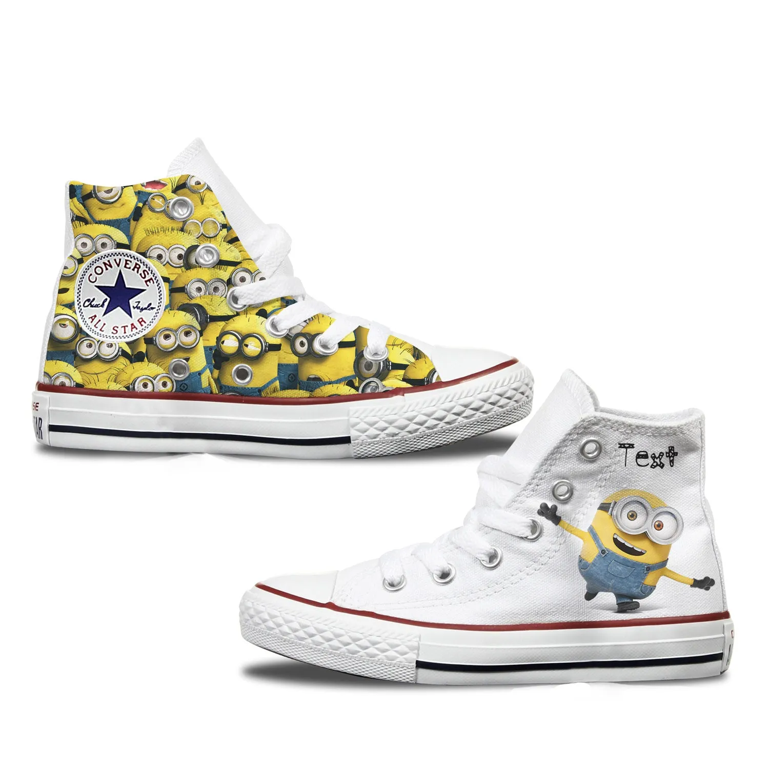 Toddler Minions Custom Converse