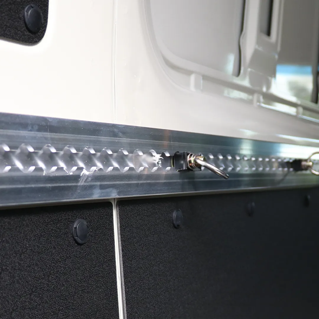 UltimateSecure 6-Inch Aluminum Tracks: Set of 4 - 1600 lbs Load Capacity